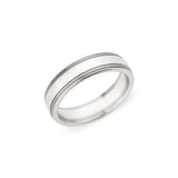 Christian Bauer Platinum and White Gold Band-Christian Bauer Platinum and White Gold Band -