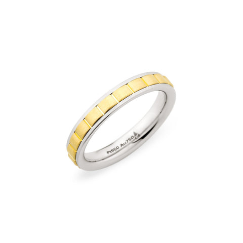 Christian Bauer Yellow and White Gold Band -