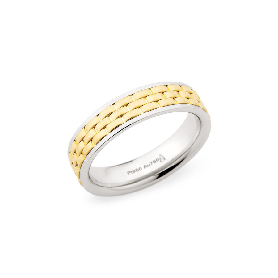 Christian Bauer Yellow Gold Palladium Band 5.5mm -
