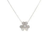 Clover Diamond Necklace-Clover Diamond Necklace - DNTIJ02106