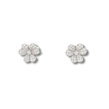 Clover Diamond Stud Earrings - DETIJ01615
