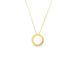 Roberto Coin Circle of Life Flower Necklace-Copy of Roberto Coin Circle of Life Flower Necklace - 8883002AYCHX