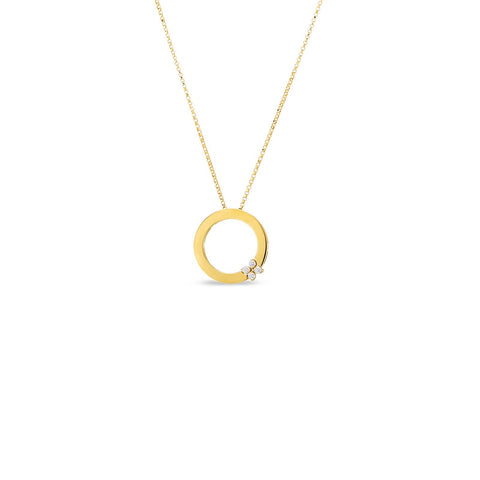 Copy of Roberto Coin Circle of Life Flower Necklace - 8883002AYCHX