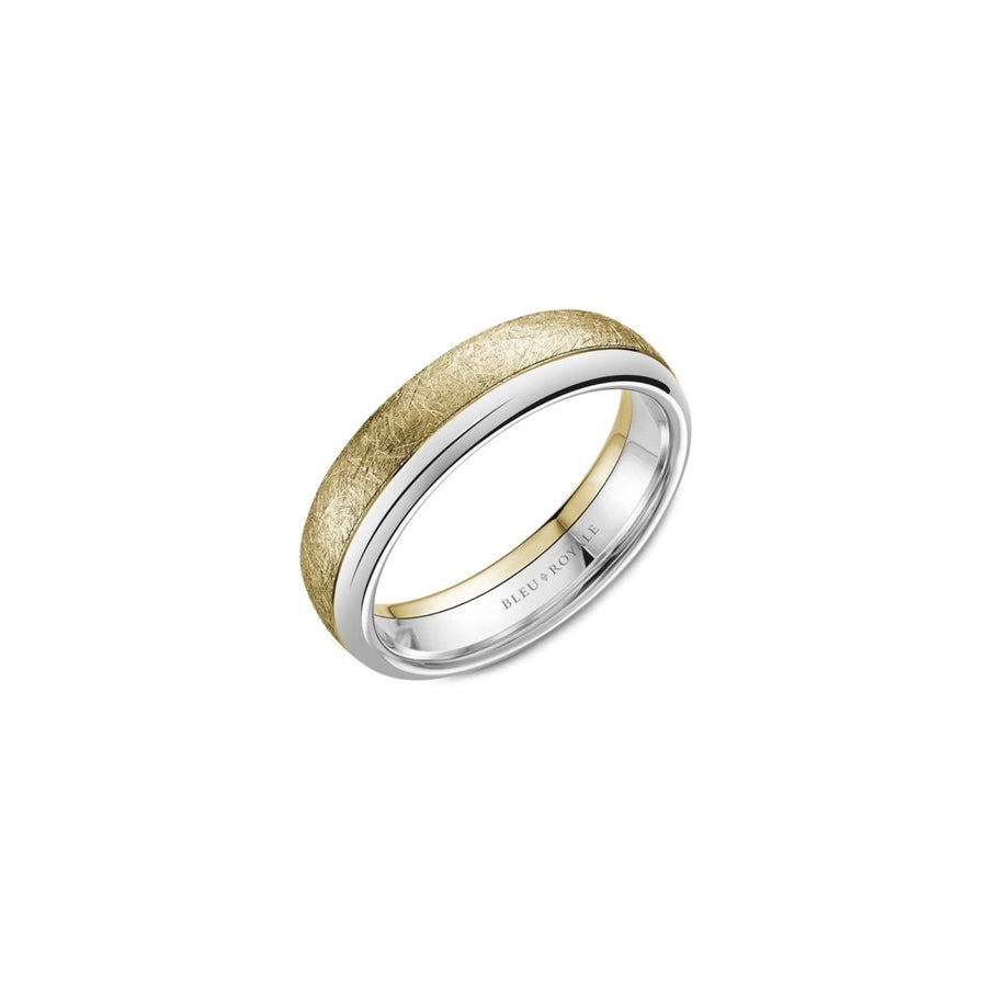 Crown Ring Bleu Royale Band - RYL-081YW6-P10