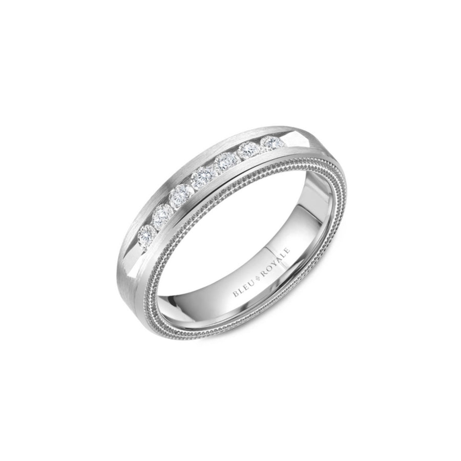 Crown Ring Bleu Royale Band - RYL-085WD55
