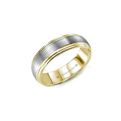 Crown Ring Gold Band - WB-9958