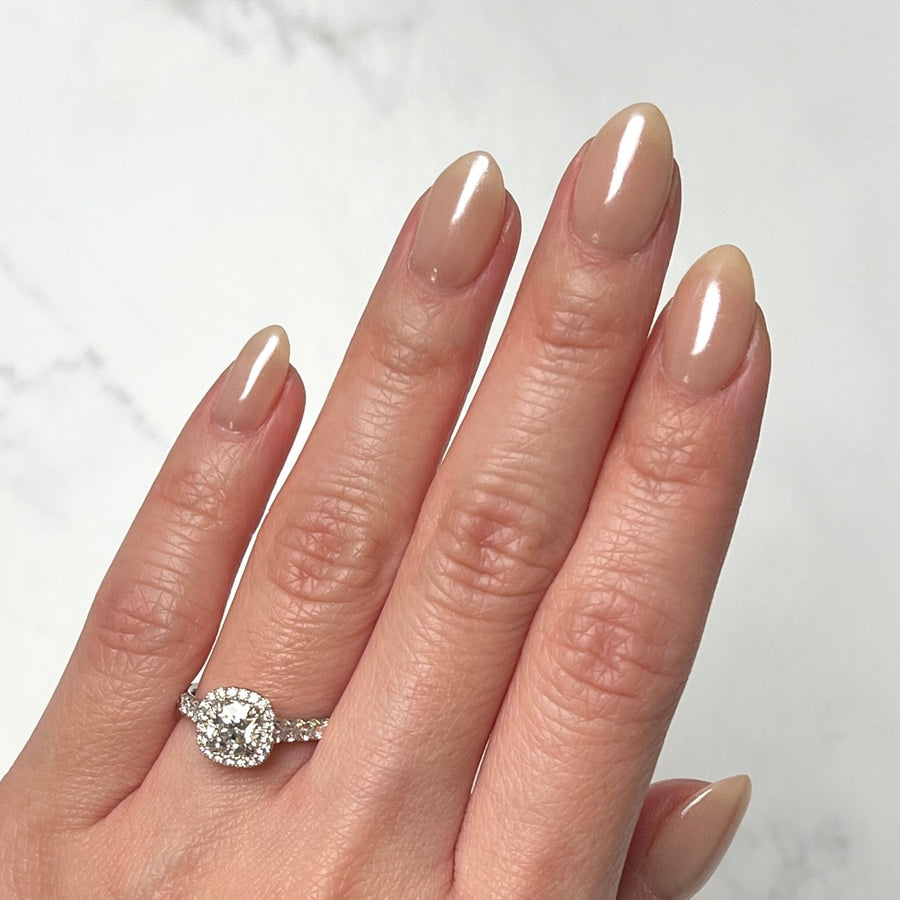 Cushion-cut Diamond Engagement Ring - DRFMK01287