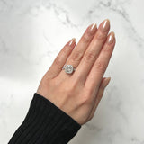 Cushion-cut Diamond Engagement Ring-Cushion-cut Diamond Engagement Ring - DRRAH00117