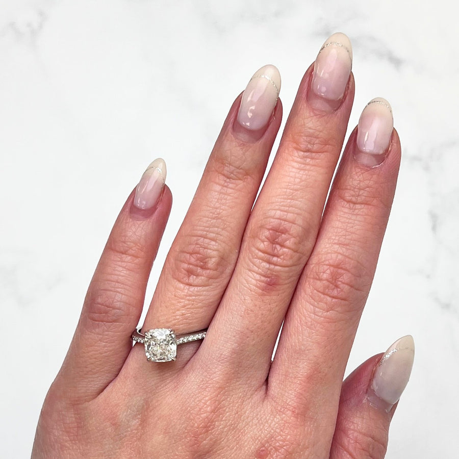Cushion-cut Diamond Ring - DRJST02909