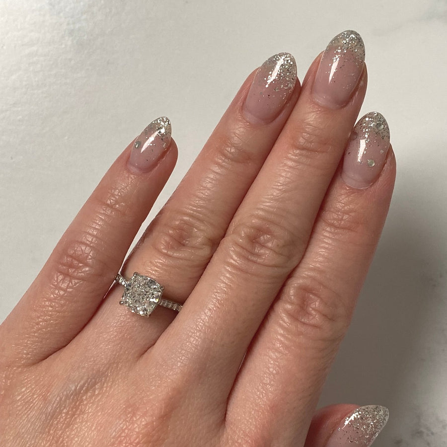 Cushion-cut Engagement Ring - DRJST02268