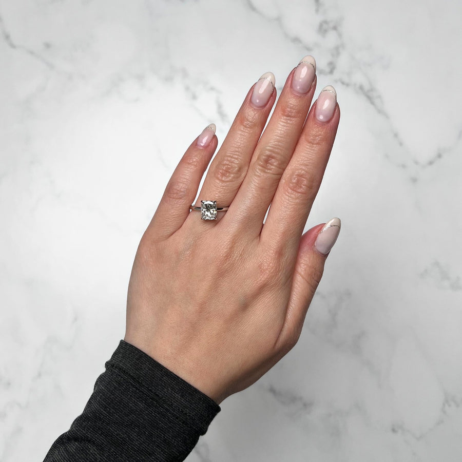 Cushion-cut Engagement Ring - DRJST02847