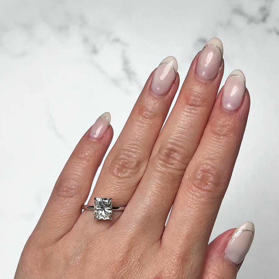 Cushion-cut Engagement Ring - DRJST02847