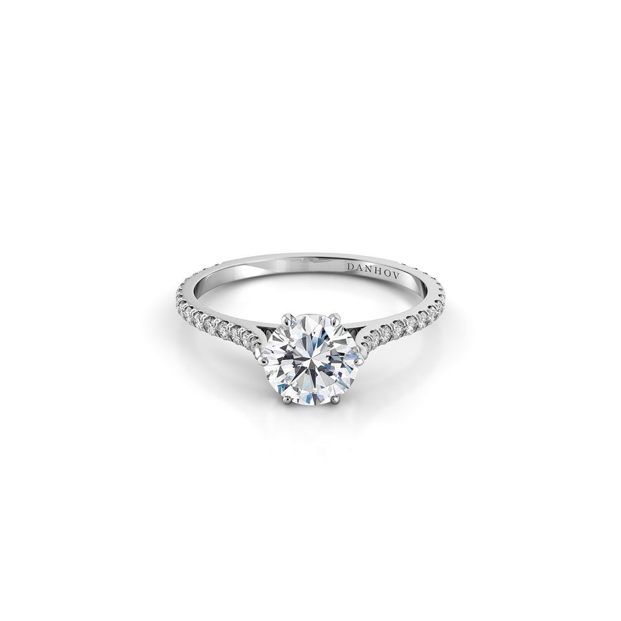 Danhov Classico Single Shank Engagement Ring -
