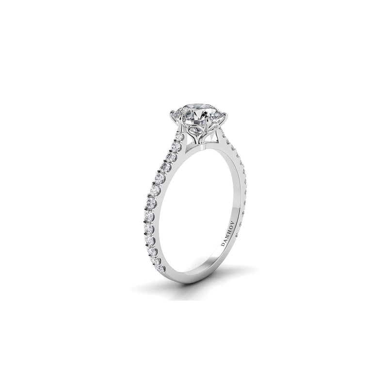 Danhov Classico Single Shank Engagement Ring CL108