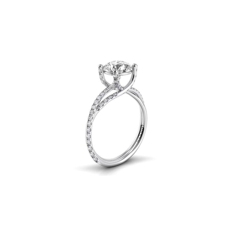 Danhov Eleganza Braided Engagement Ring -