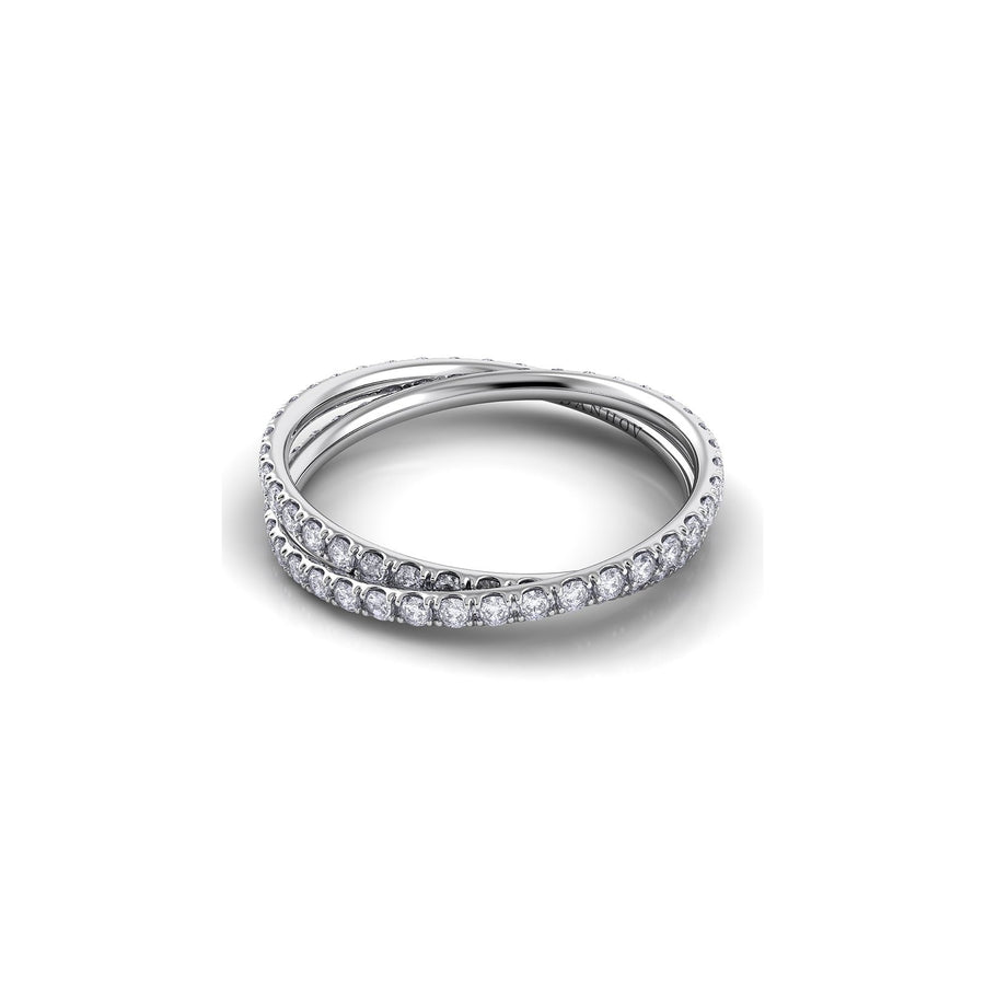 Danhov Eleganza Braided Women's Wedding Band -