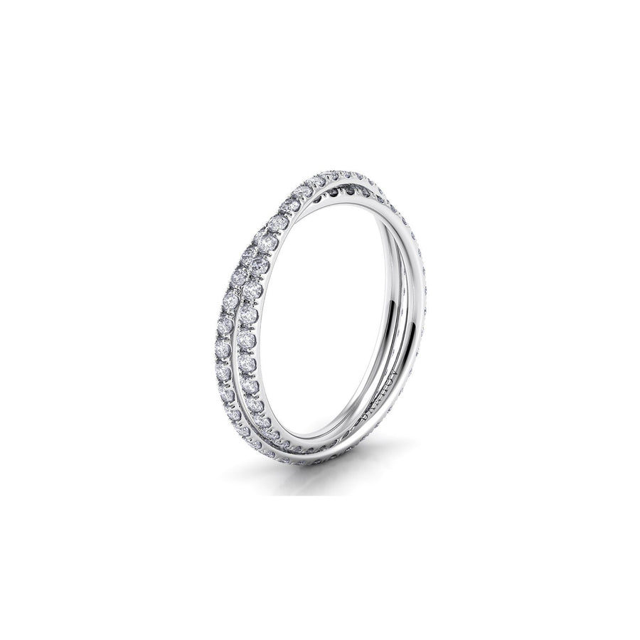Danhov Eleganza Braided Women's Wedding Band -