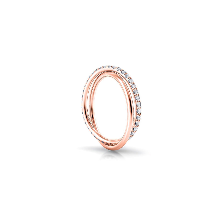 Danhov Eleganza Rose GoldWomen's Diamond Wedding Bands -