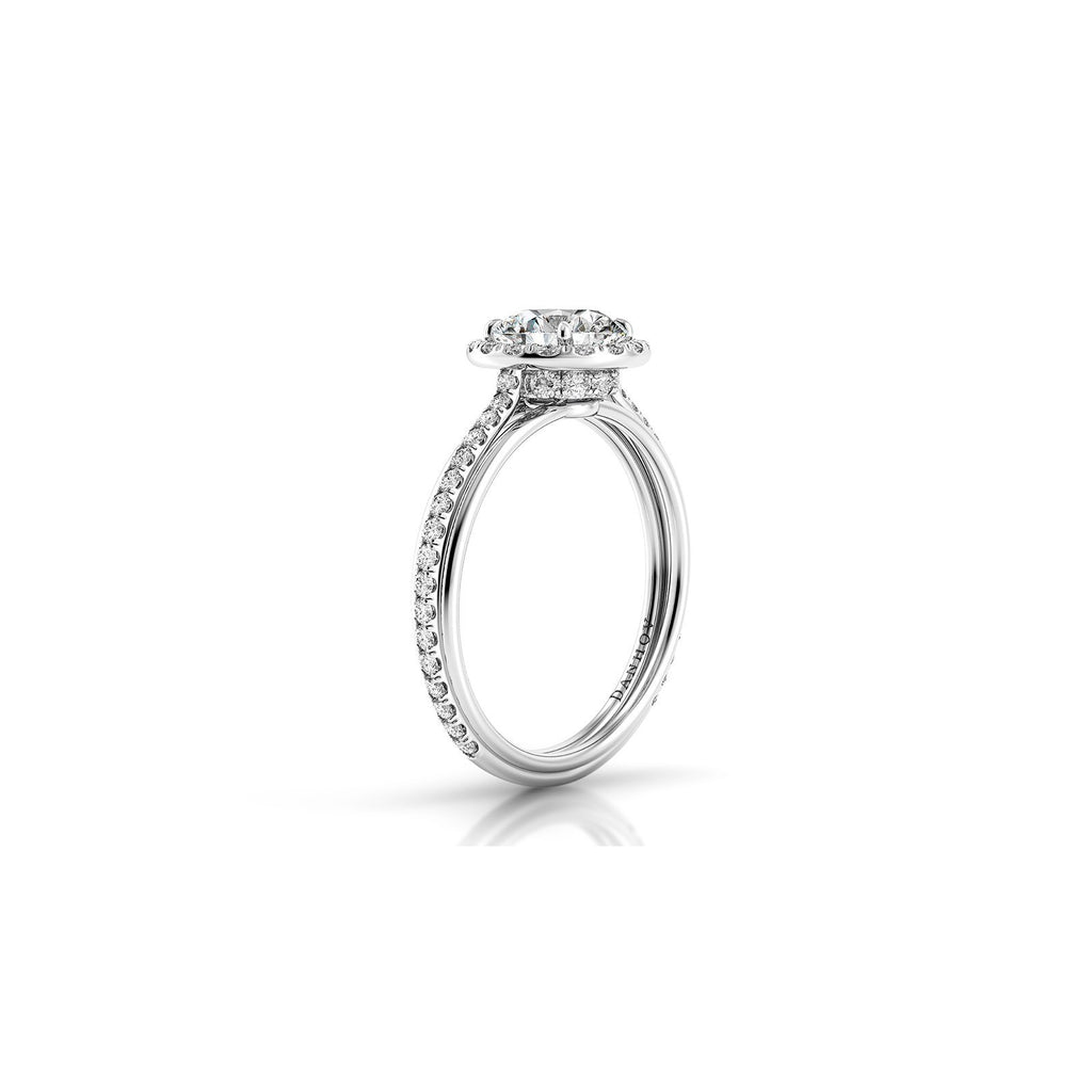 Danhov Unito Triple Shank Diamond Engagement Ring -
