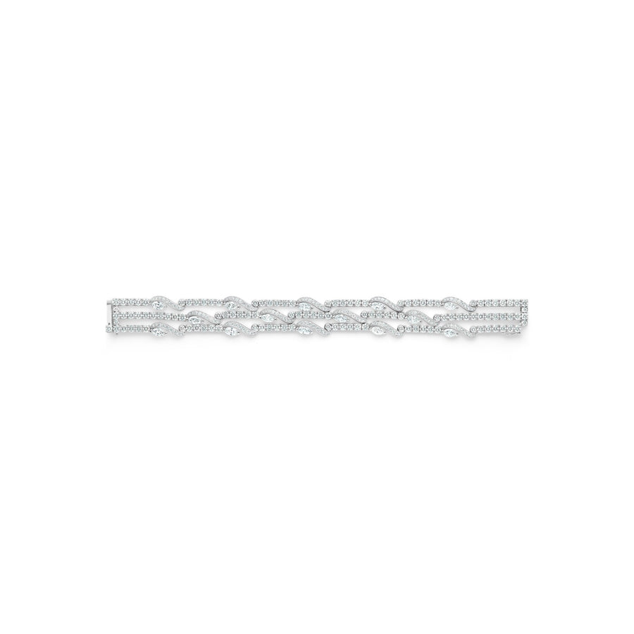 De Beers Adonis Rose Three Line Bracelet - J3FW06Z00W