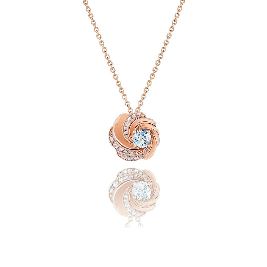 De Beers Aria Rose Gold Pendant -