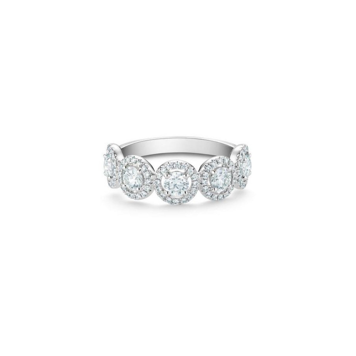 De Beers Aura Half Eternity Band - J1DD51Z00P52