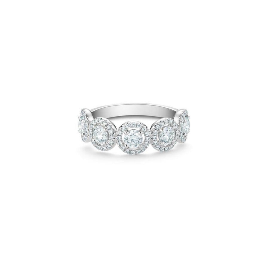 De Beers Aura Half Eternity Band - J1DD51Z00P52