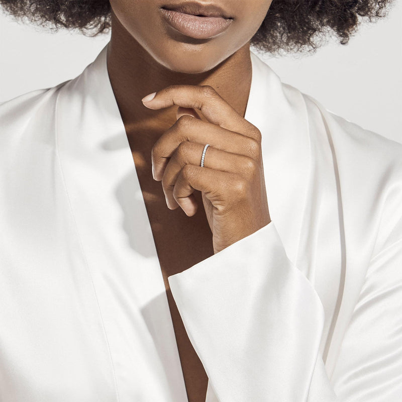 De Beers Classic Half Eternity Band-De Beers Classic Half Eternity Band - J1EX05Z00P52