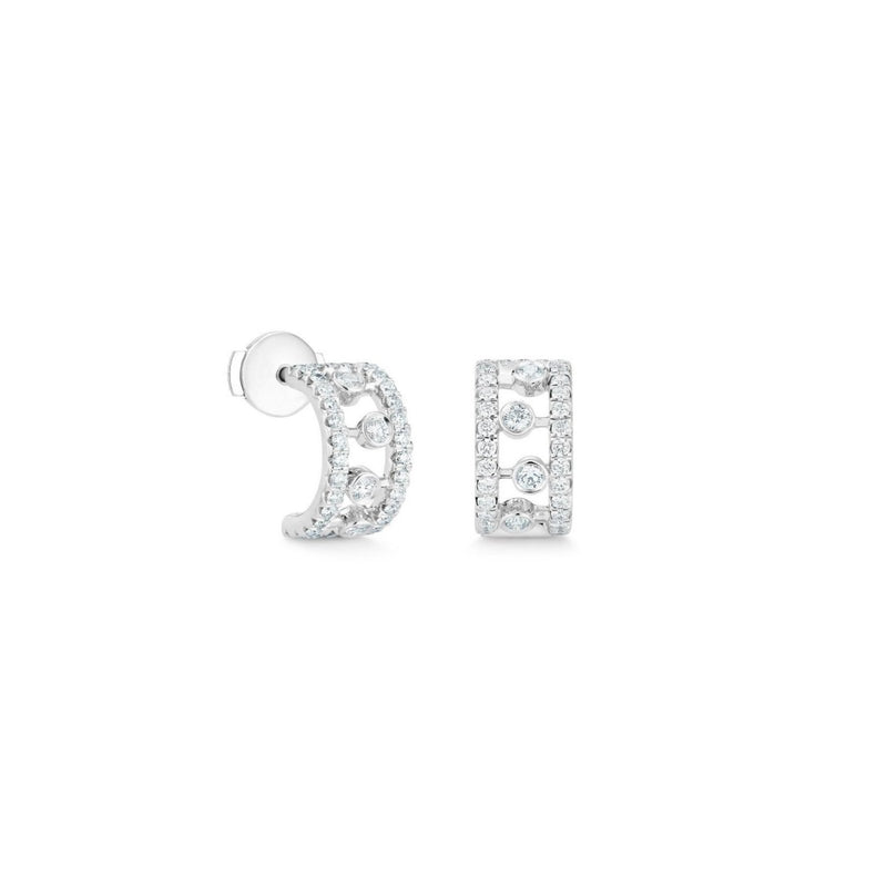 De Beers Dewdrop Hoop Earrings-De Beers Dewdrop Hoop Earrings - J2FU05B00W04