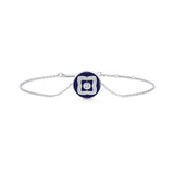 De Beers Enchanted Lotus Blue Enamel Bracelet - B1032690018