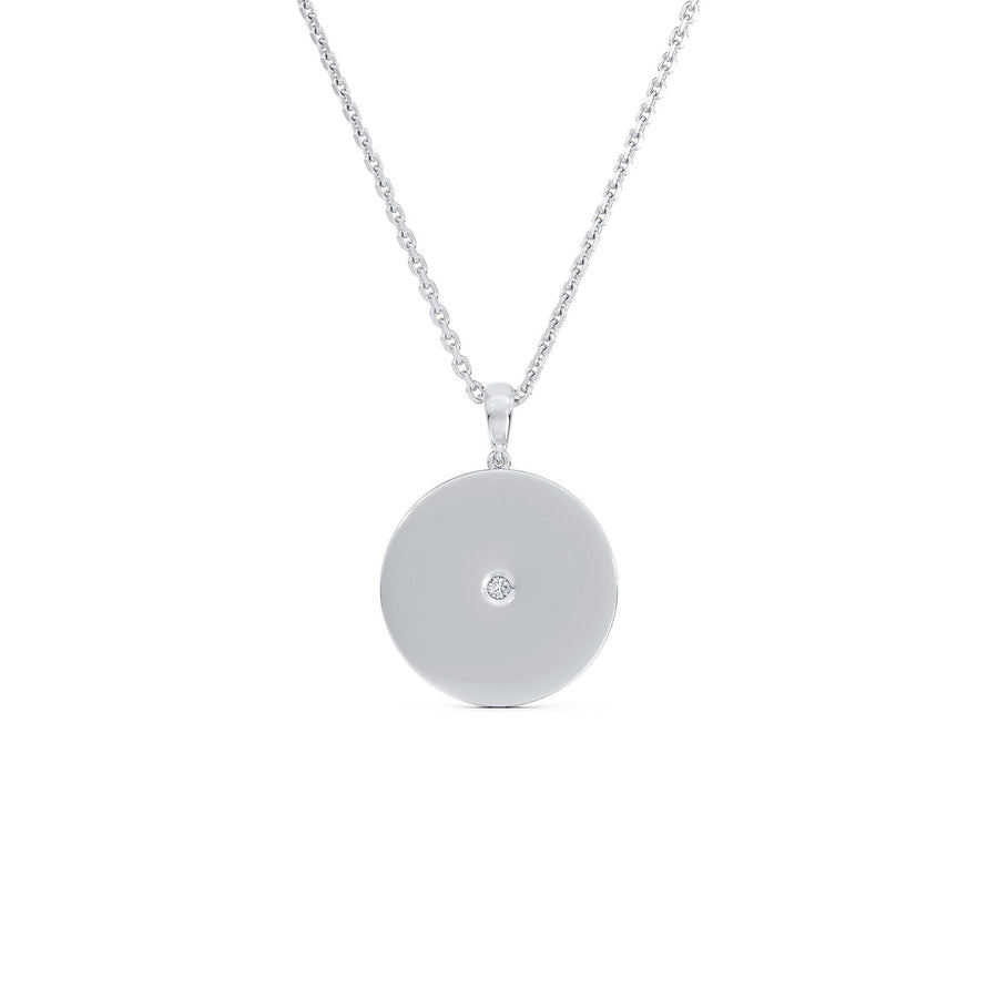 De Beers Enchanted Lotus Blue Enamel Necklace - N1034730045