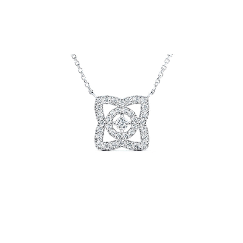 De Beers Enchanted Lotus Diamond Necklace-De Beers Enchanted Lotus Diamond Necklace - N1035050045