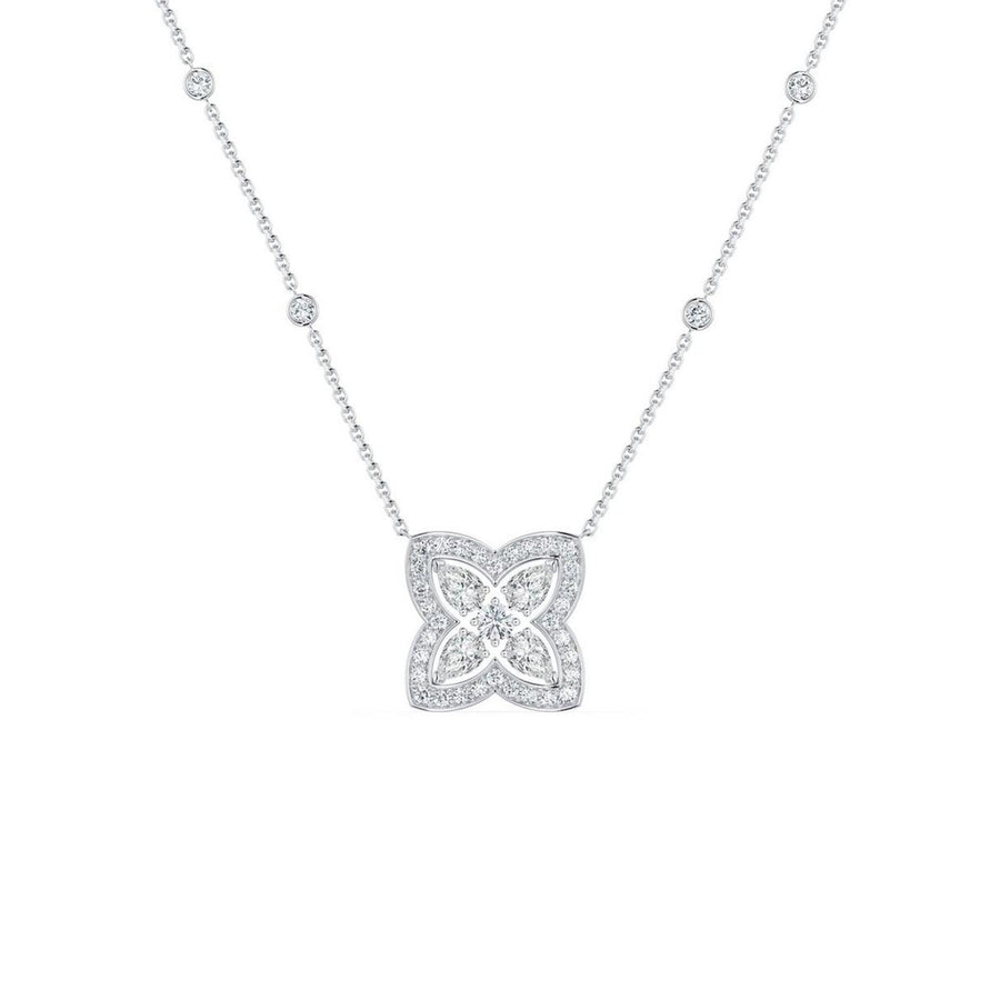 De Beers Enchanted Lotus Diamond Necklace - N1035060045
