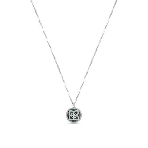 De Beers Enchanted Lotus Mother-of-Pearl Necklace-De Beers Enchanted Lotus Pendant in Mother-of-Pearl - J5FK88Z00W45