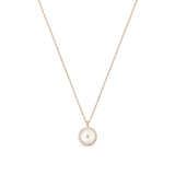 De Beers Enchanted Lotus Pendant in Rose Gold and Mother-of-pearl -