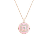 De Beers Enchanted Lotus Pink Enamel Necklace - N1034900045
