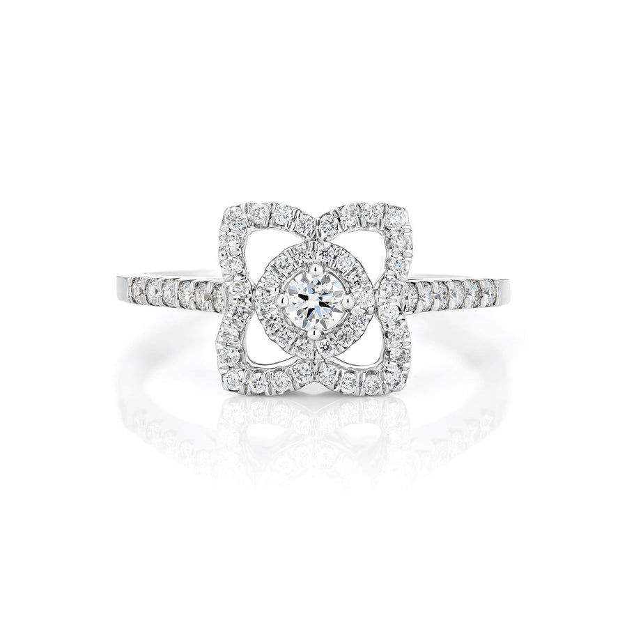 De Beers Enchanted Lotus Single Motif Ring -