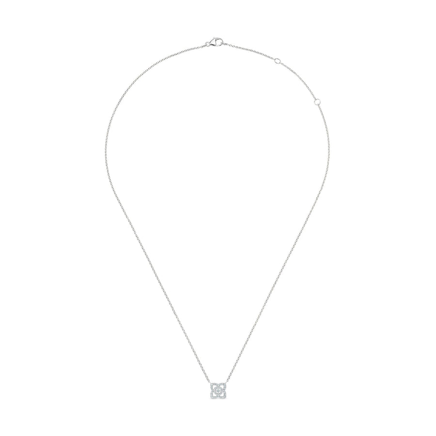 De Beers Enchanted Lotus White Gold Small Pendant - J5FK19Z00W45