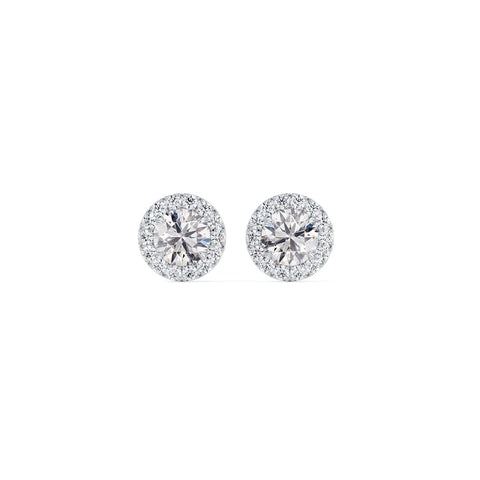 De Beers Forevermark Center of My Universe® Halo Studs-De Beers Forevermark Center of My Universe® Halo Studs - EA1052RD122DCP00ST