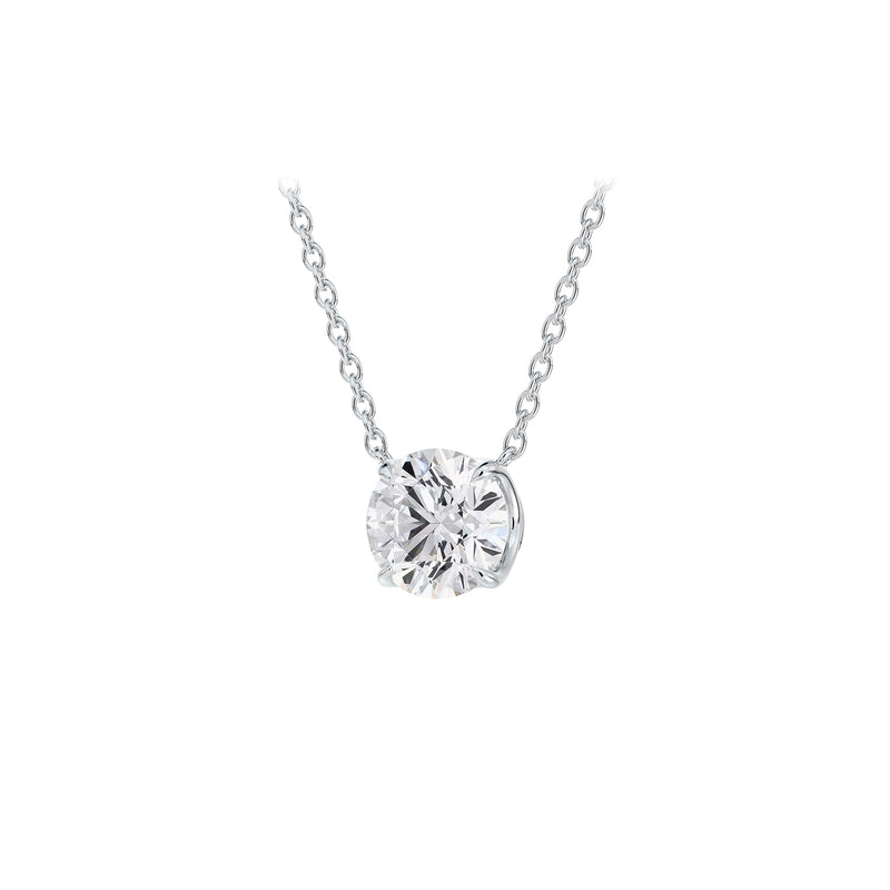 De Beers Forevermark Classic Solitaire Diamond Pendant - 0.50 Carat-De Beers Forevermark Classic Solitaire Diamond Pendant - 0.50 Carat - NK1101RD050DCW1517
