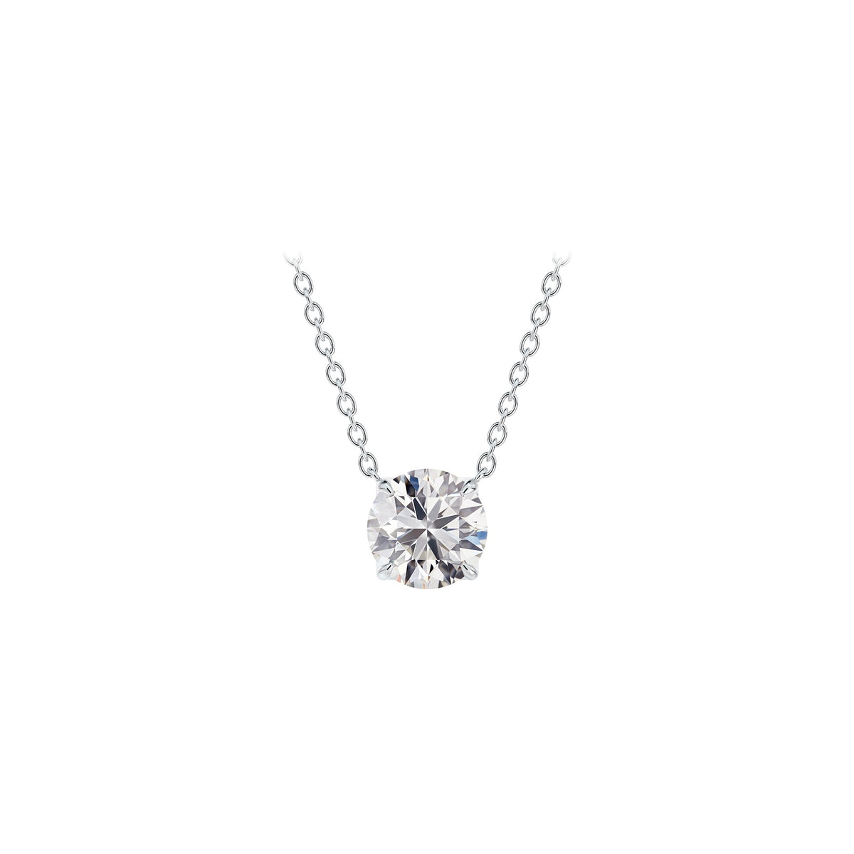 De Beers Forevermark Classic Solitaire Diamond Pendant - 0.50 Carat - NK1101RD050DCW1517