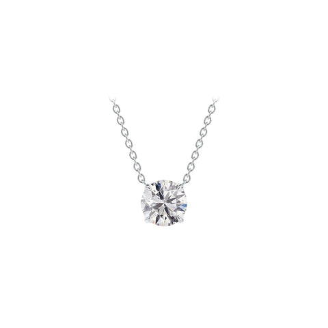 De Beers Forevermark Classic Solitaire Diamond Pendant - 0.50 Carat - NK1101RD050DCW1517