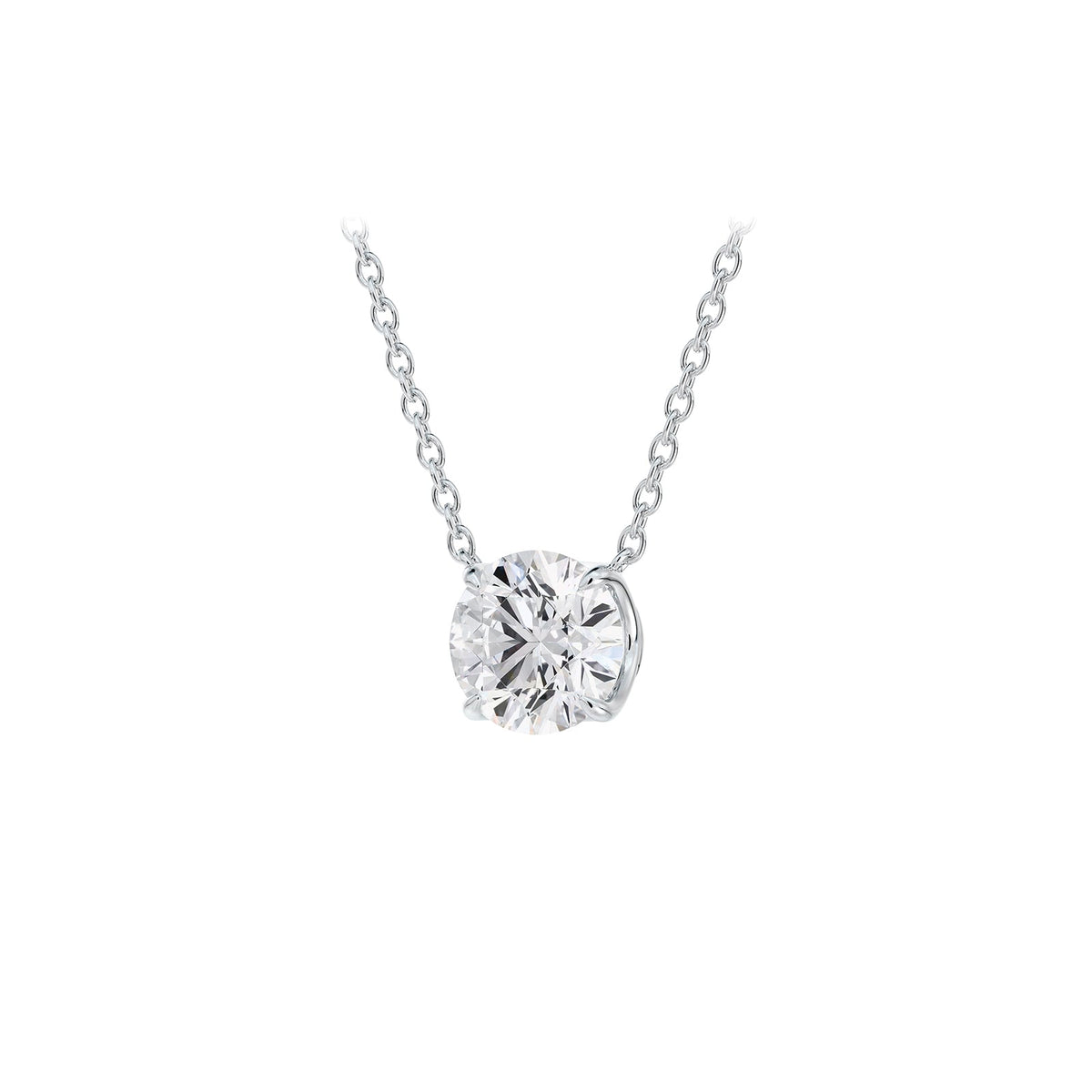 De Beers Forevermark Classic Solitaire Diamond Pendant - 1.00 Carat - NK1101RD100DCW1517