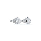 De Beers Forevermark Classic Three Prong Diamond Stud Earrings - EA1102