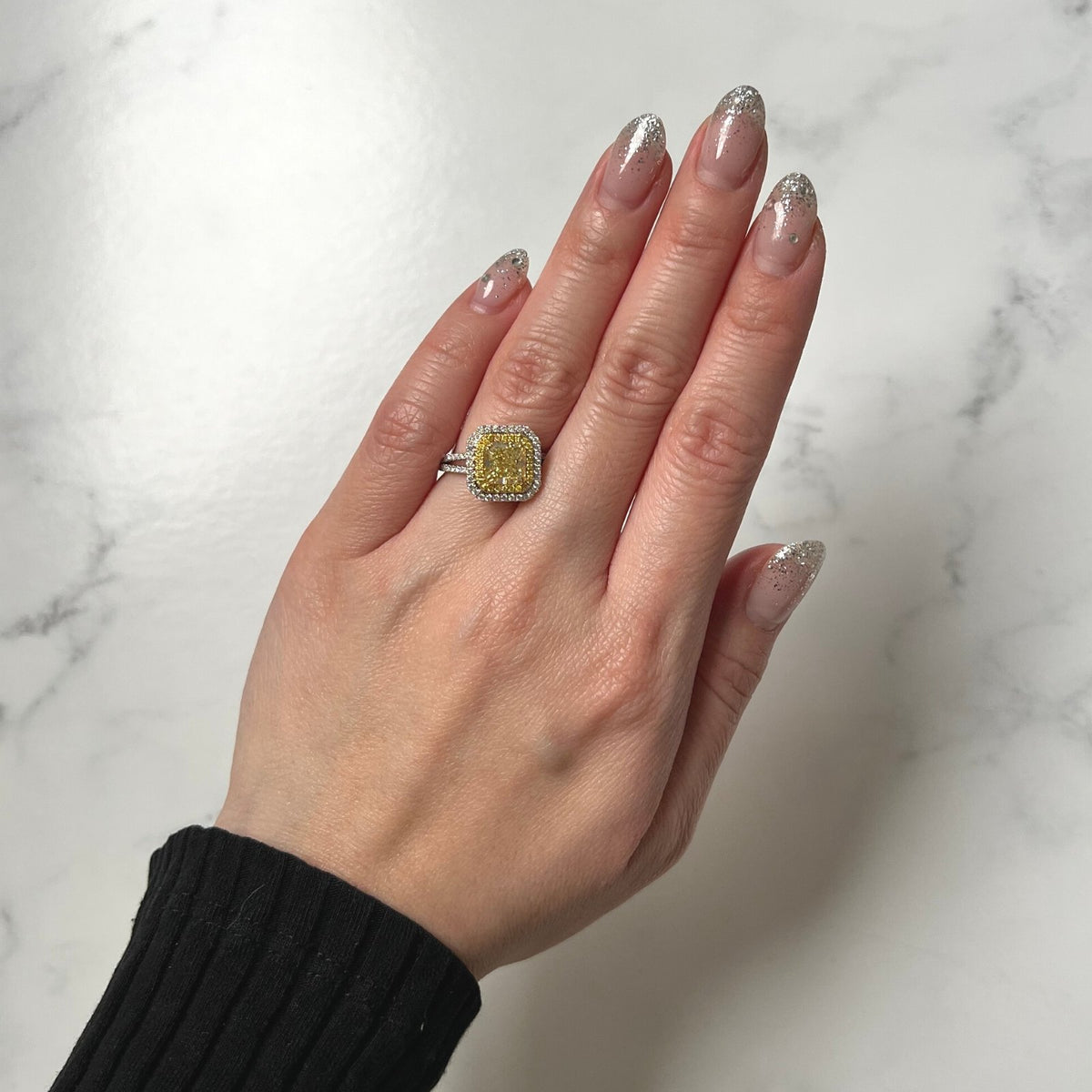 De Beers Forevermark Fancy Yellow Diamond Engagement Ring - DRFMK01642