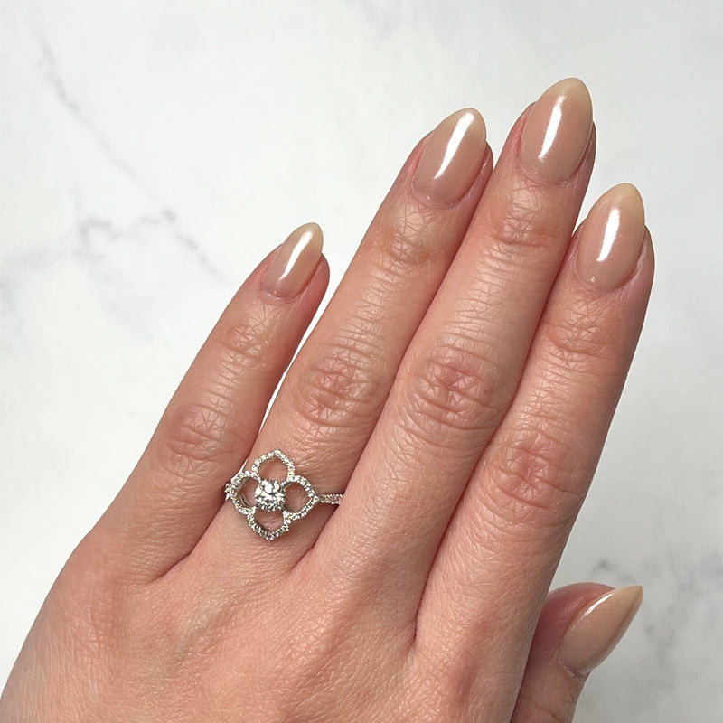 De Beers Forevermark Lotus Ring-De Beers Forevermark Lotus Ring - MLF01R-.60WFM