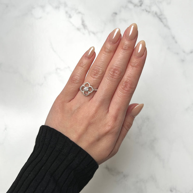 De Beers Forevermark Lotus Ring-De Beers Forevermark Lotus Ring - MLF01R-.60WFM