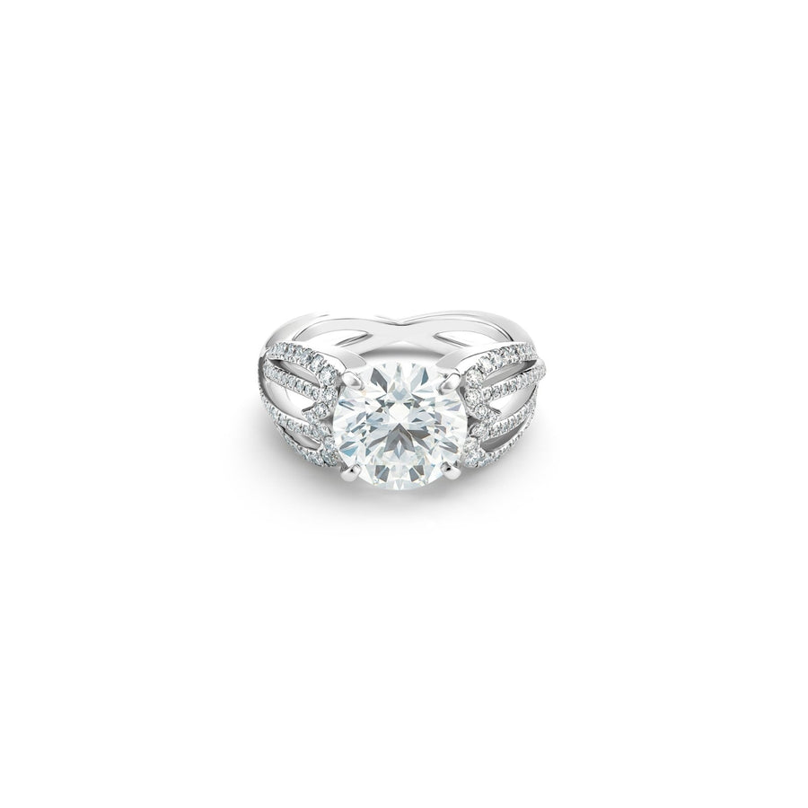 De Beers Infinity Heart Round Brilliant Diamond Ring - J1FU15B30P