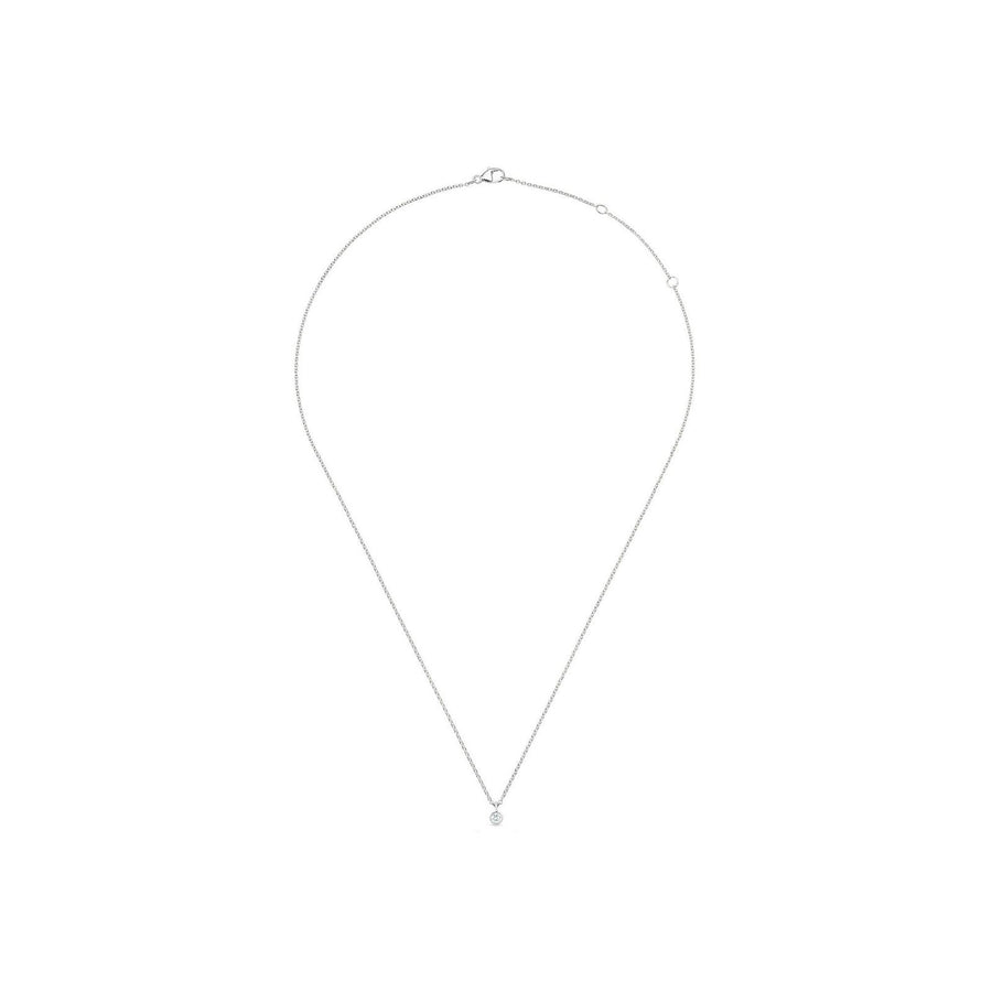 De Beers My First De Beers Clea One Diamond Pendant in White Gold -