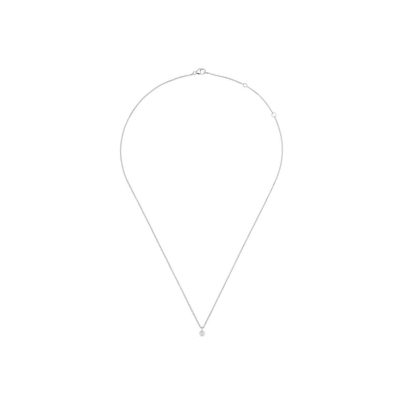De Beers My First De Beers Clea One Diamond Pendant-De Beers My First De Beers Clea One Diamond Pendant in White Gold -